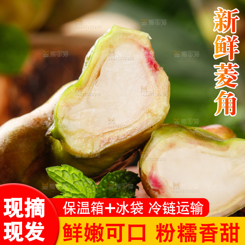 深底上的菱角