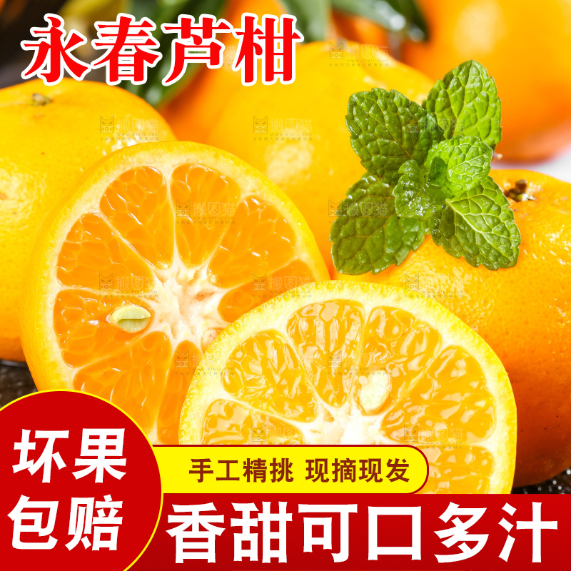 黑石板上放着永春芦柑