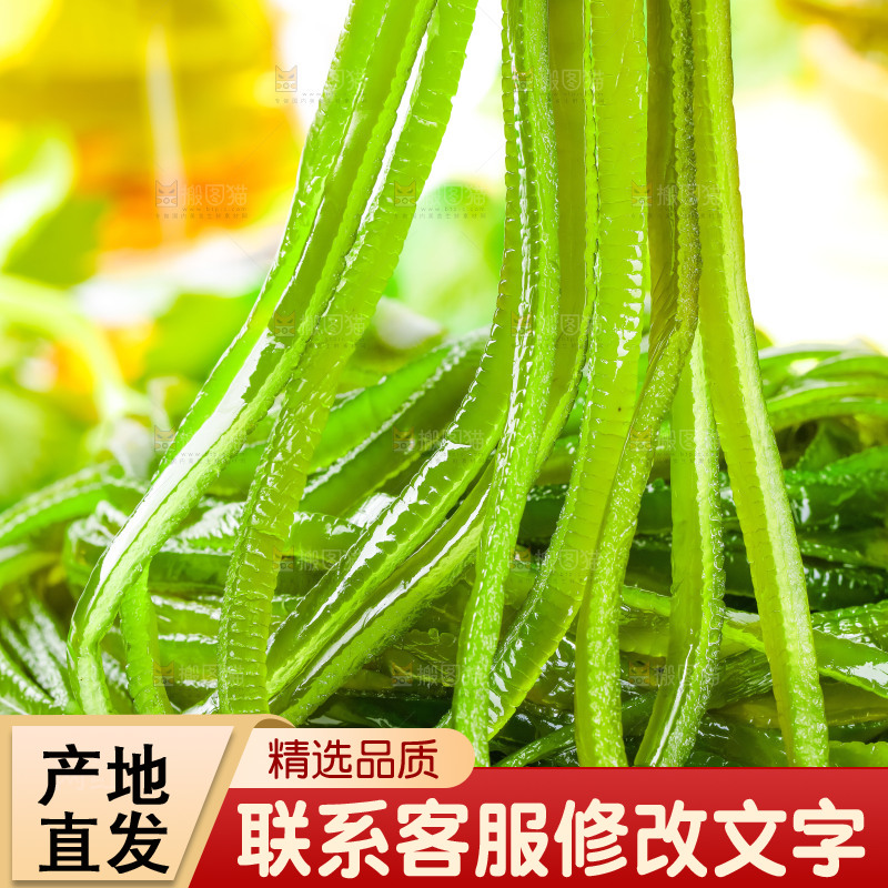 筷子上夹着海带