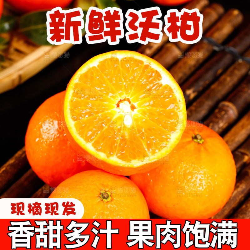 竹底上的四川沃柑