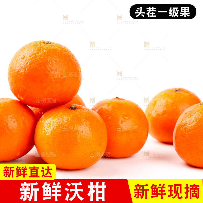 白底上放着广西沃柑