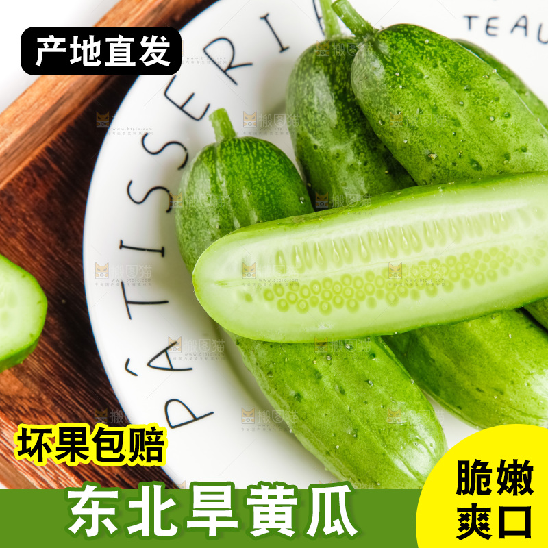 盘子里的东北旱黄瓜