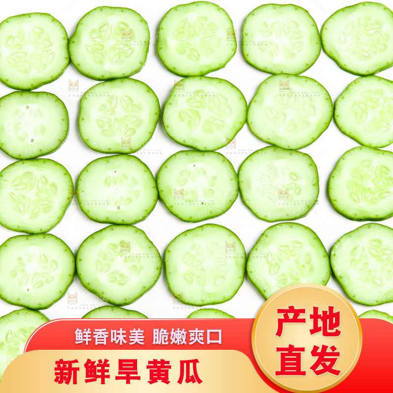白底上放着黄瓜片