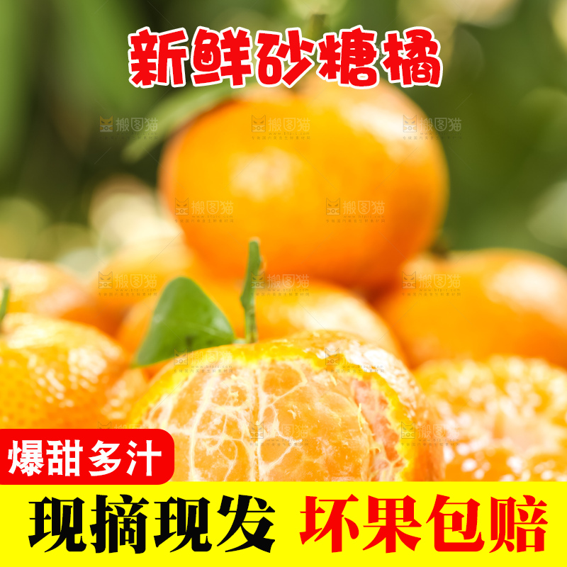 篮子里装着广西砂糖橘