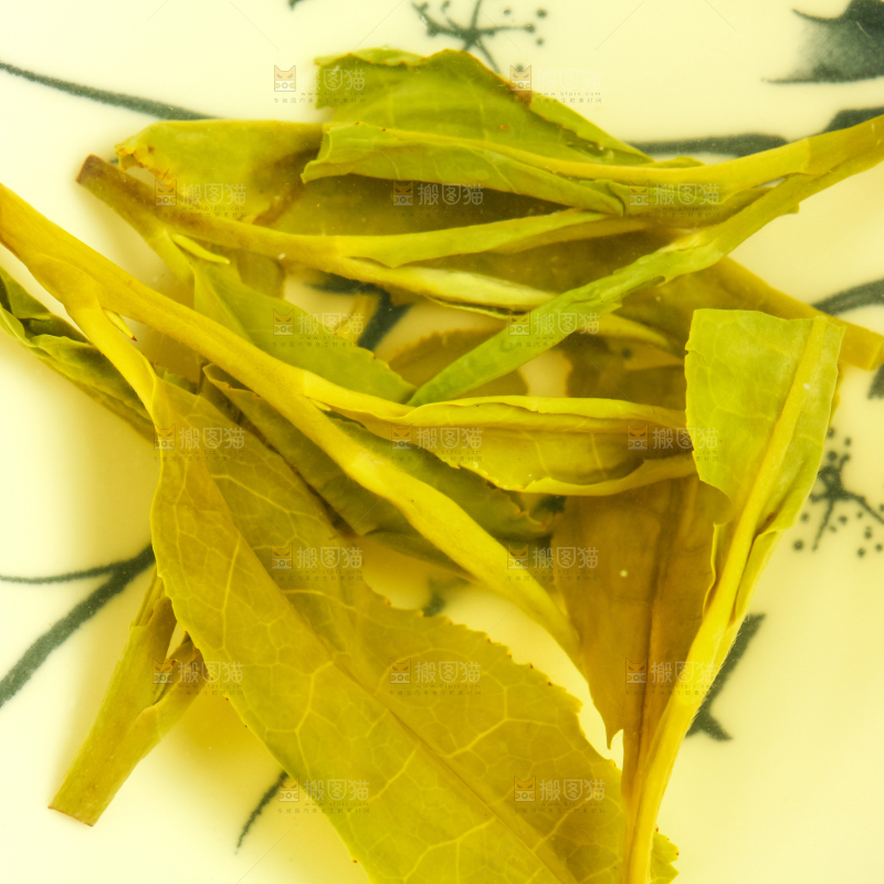 杯子里的龙井茶