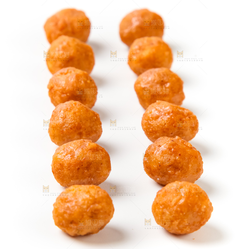 白底上的怪味豆
