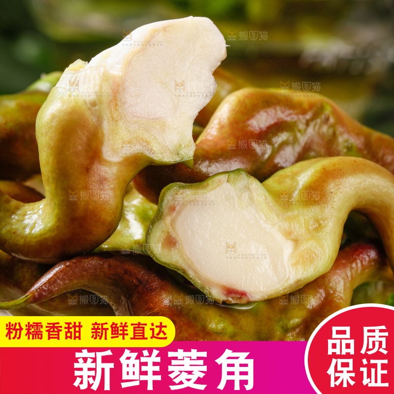 盘子里洪湖菱角