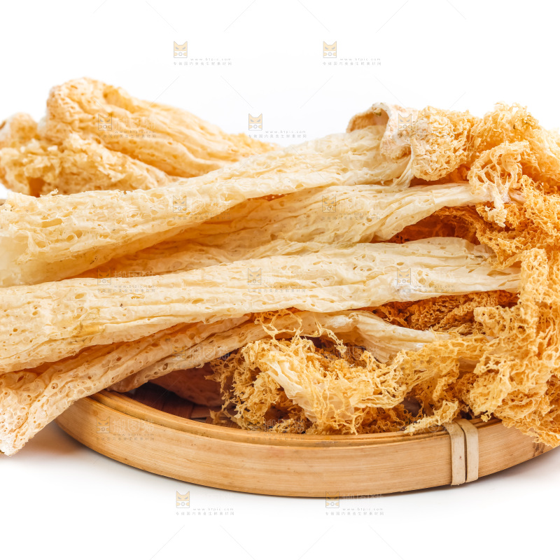 白底上的干竹荪