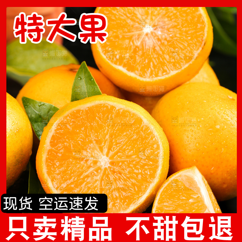 黑底上一堆新鲜的广西皇帝柑