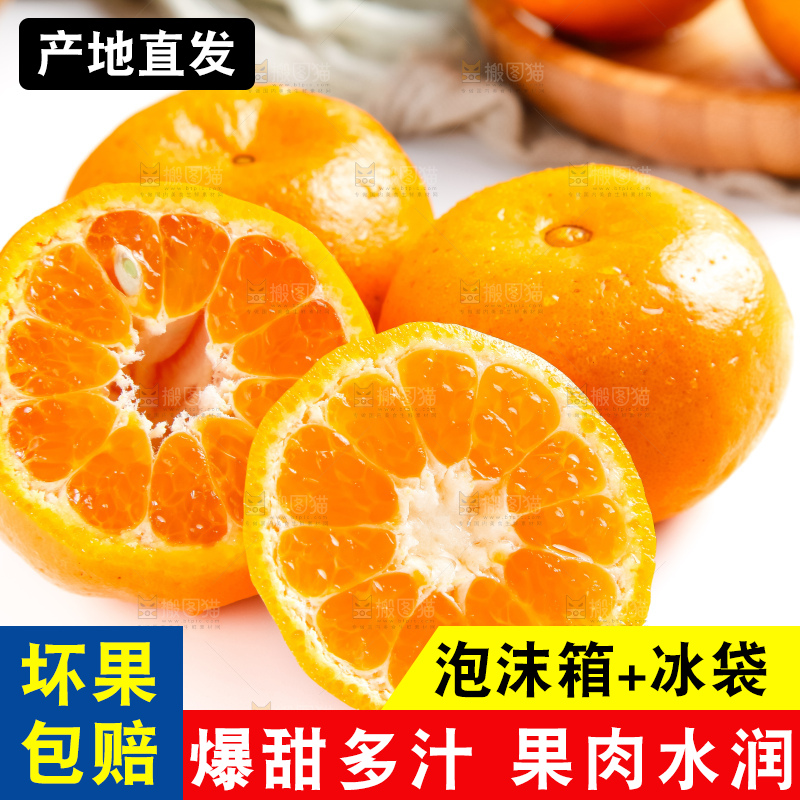 白底上的永春芦柑