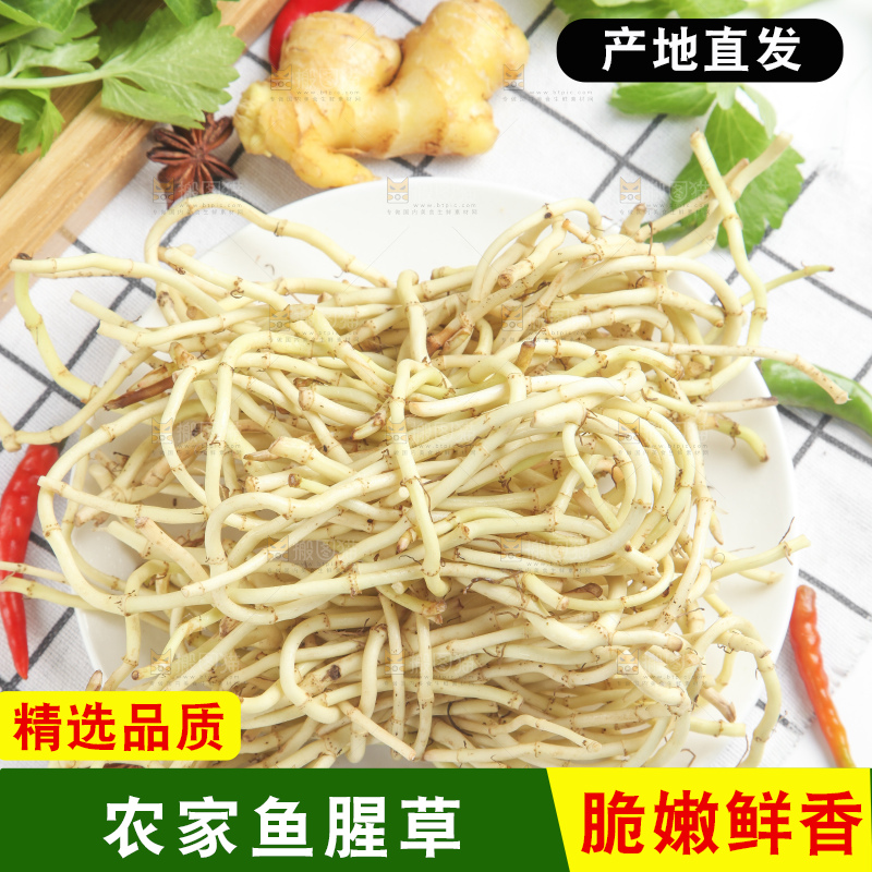 盘子里的折耳根