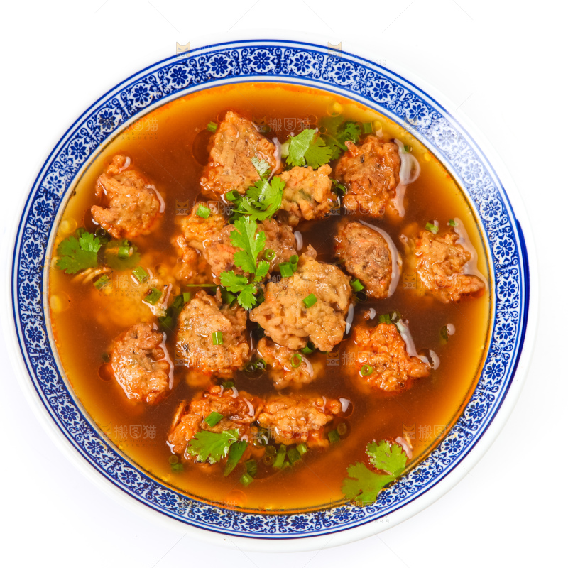 碗里的红烧豆圆子