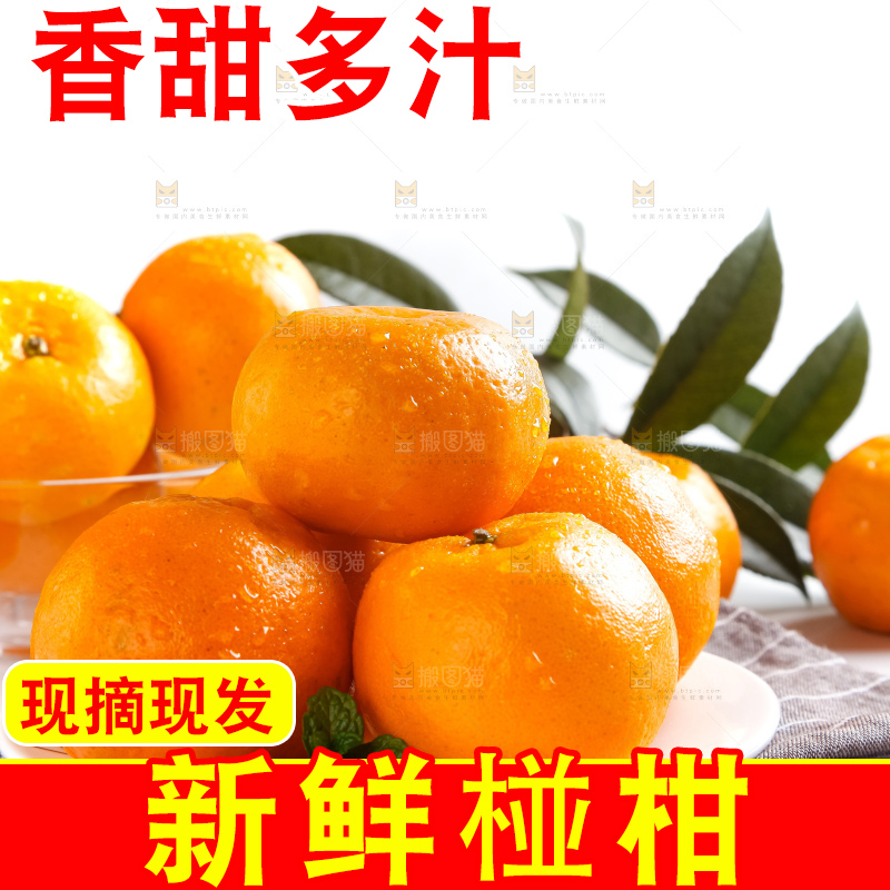盘子里装着椪柑