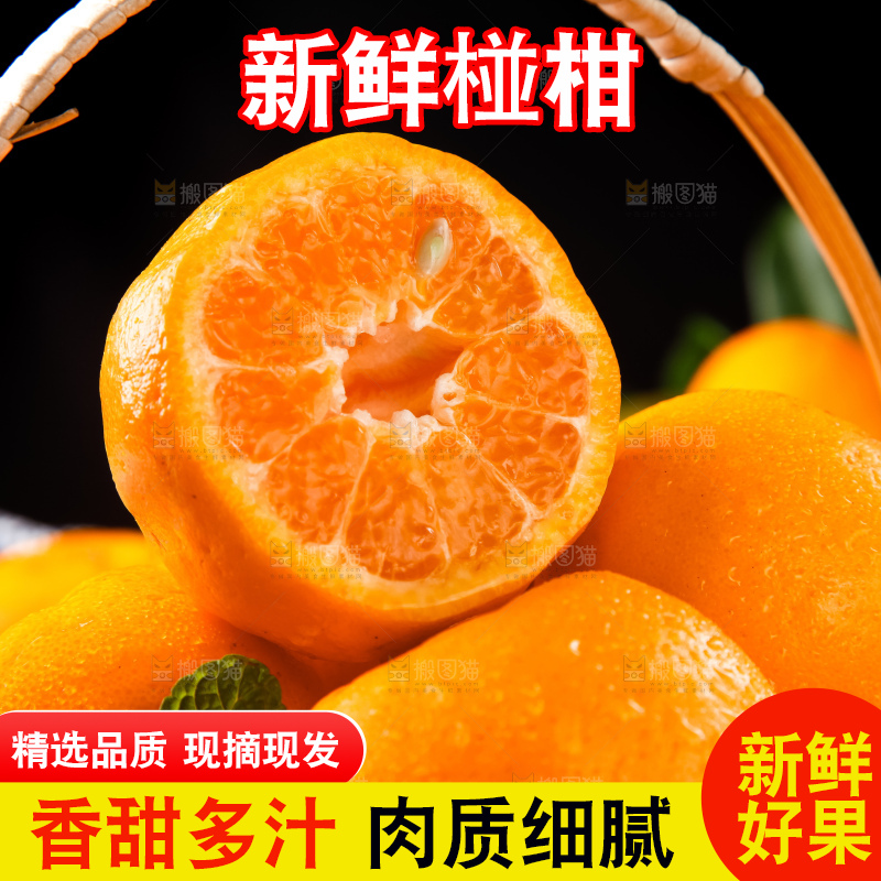 篮子里的广西椪柑