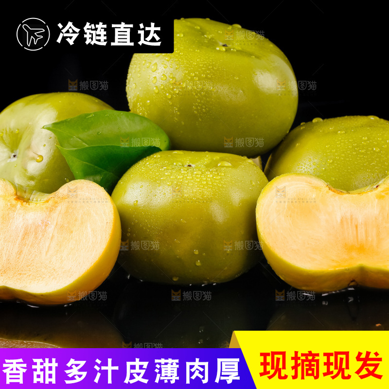 深底上一堆青柿子