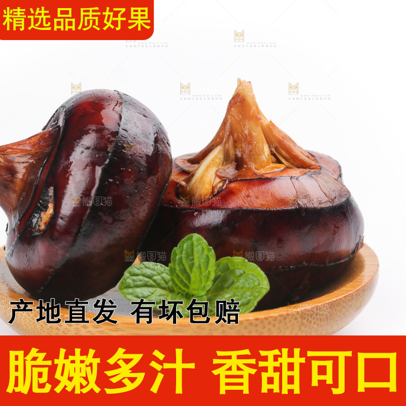 白底上放着广西马蹄