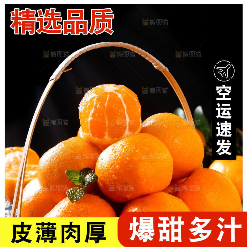 篮子里的广西椪柑
