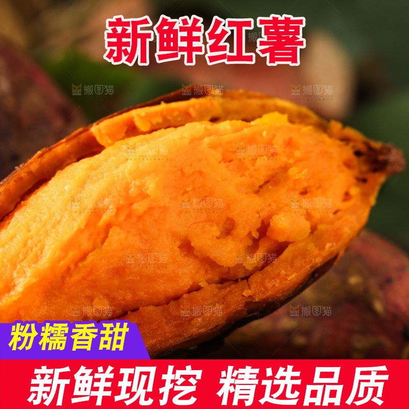 盘子里装着烟薯25号