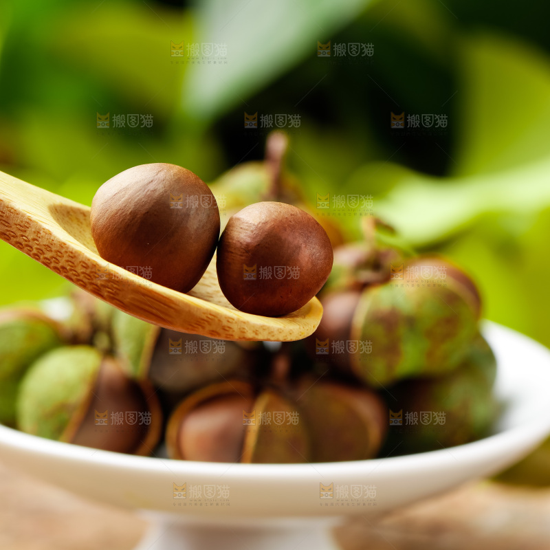 碟子里装着茶油籽