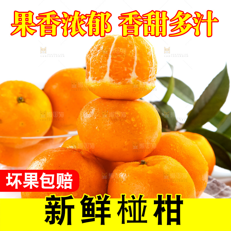 盘子里装着椪柑