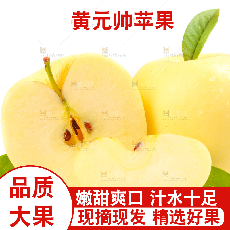白底上摆放着黄金帅