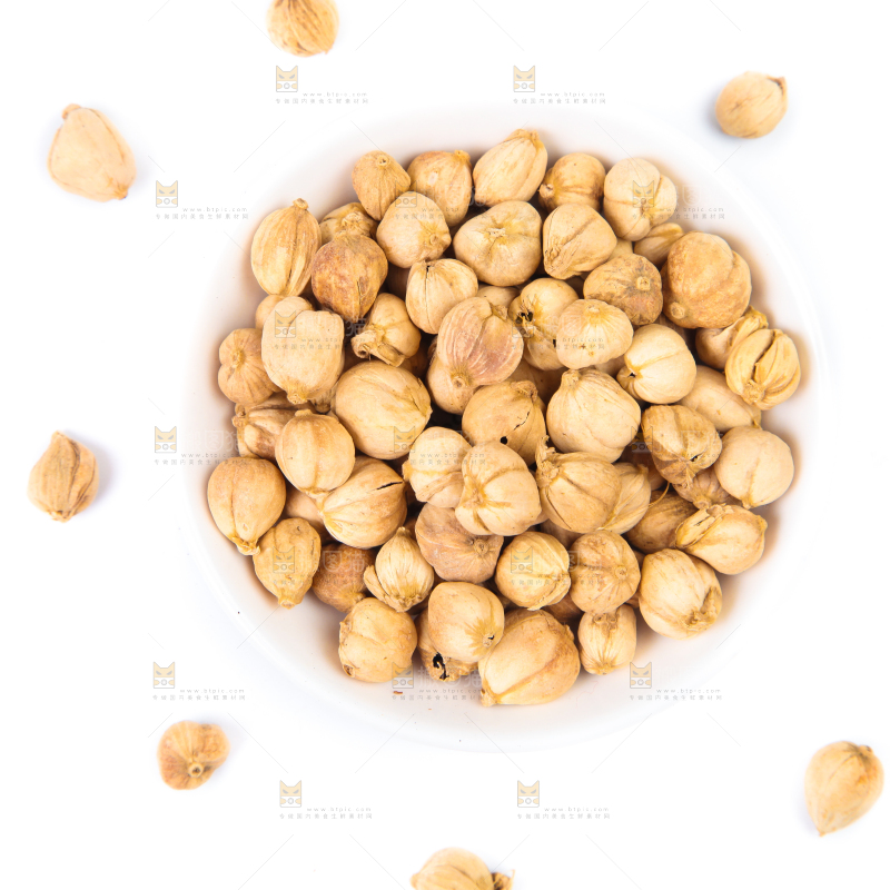 白底上一堆白豆蔻