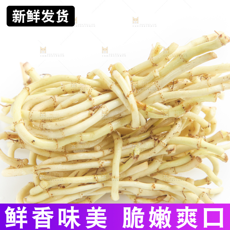白底上放着折耳根