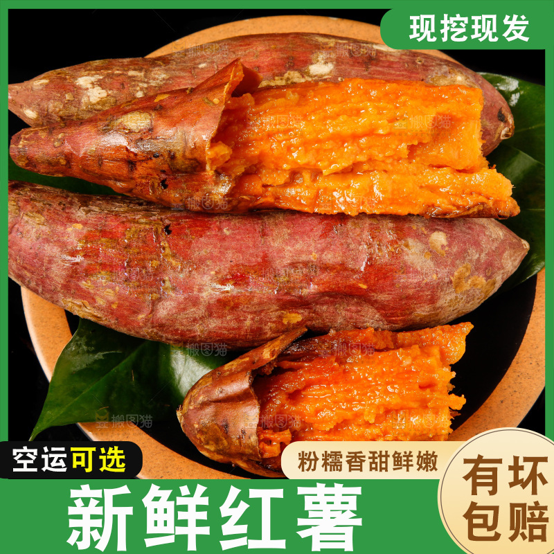 黑底上的蜜薯