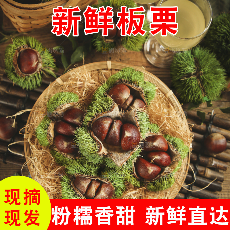 篮子里的毛栗子