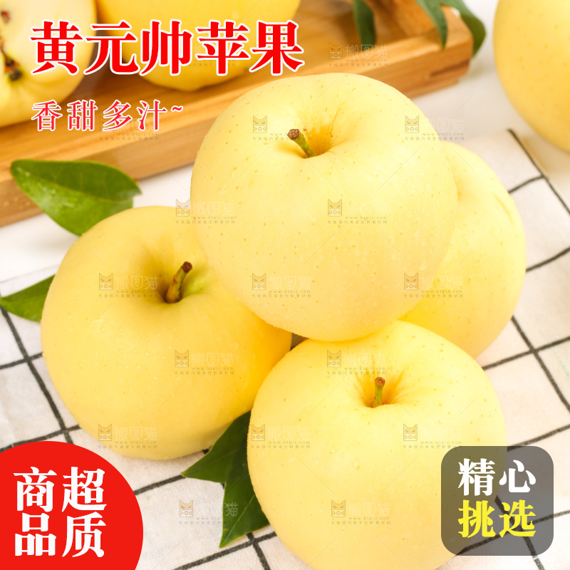 白格子底上的烟台黄金帅