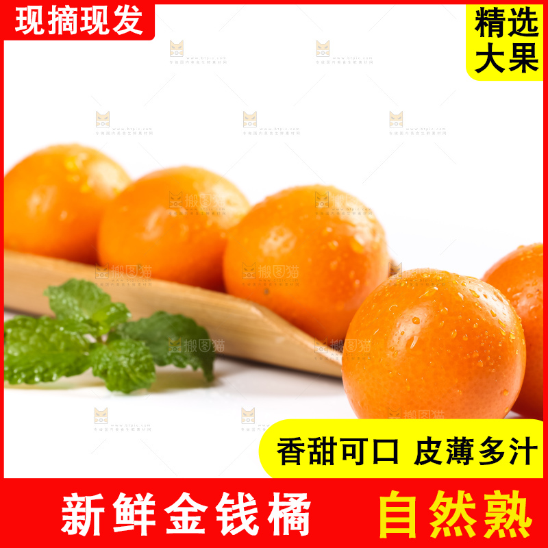 碟子里装着金钱橘