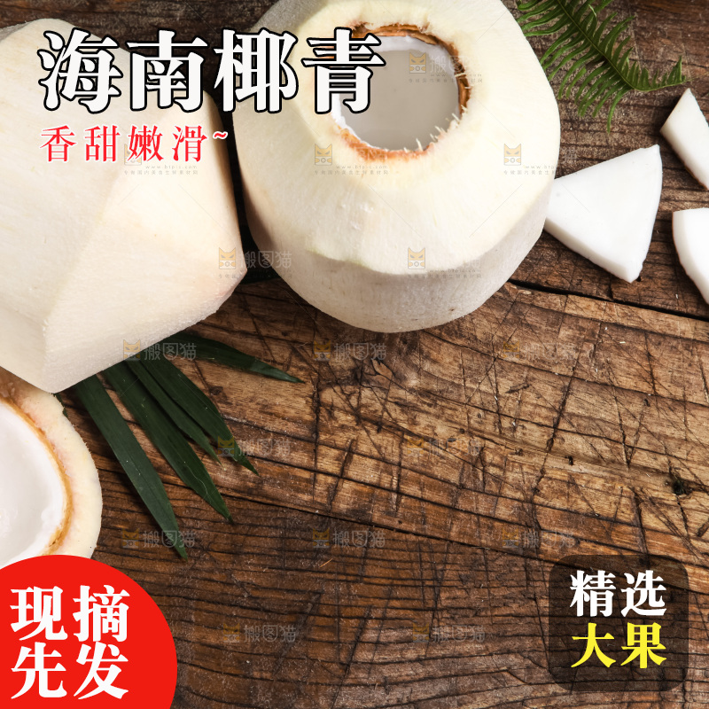 木底上放着泰国椰子