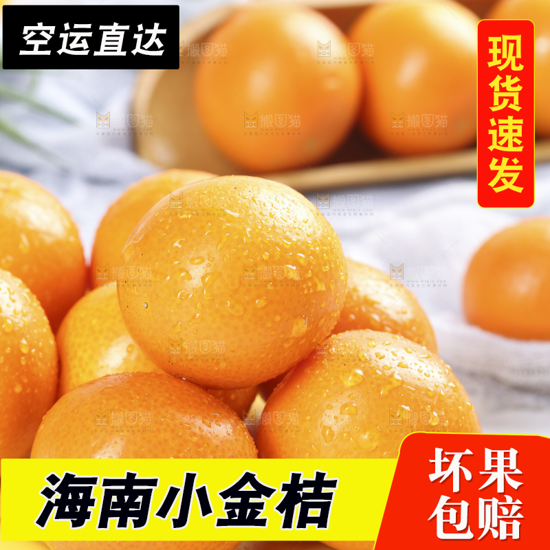浅底上摆放着金桔