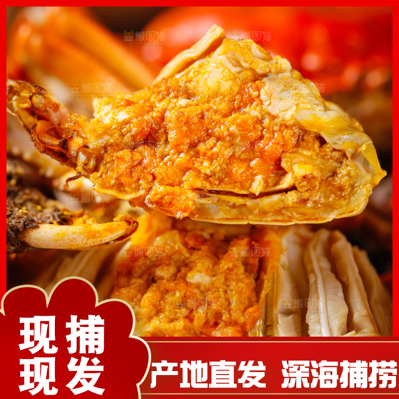 蒸笼里的清蒸螃蟹