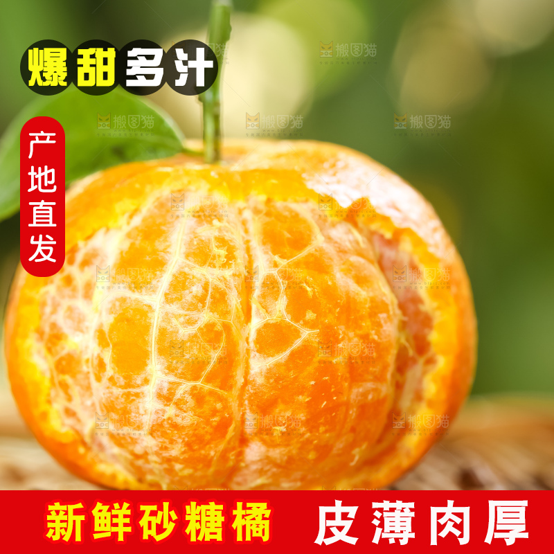 篮子里装着广西砂糖橘