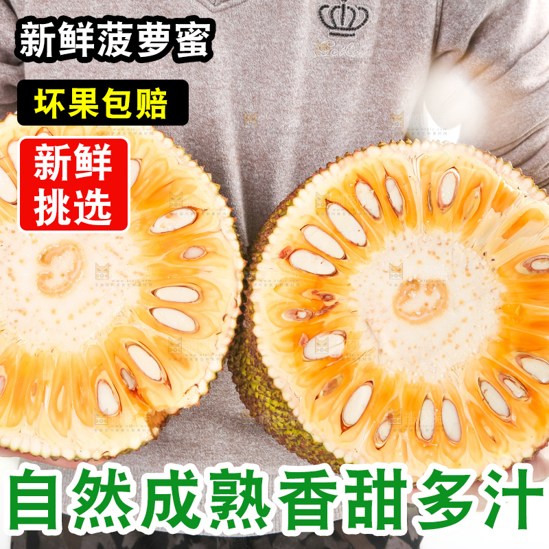 白底上的越南菠萝蜜