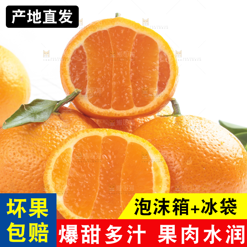 盘子里的椪柑橘