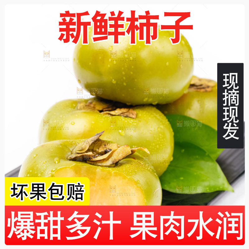 石板上的青柿子