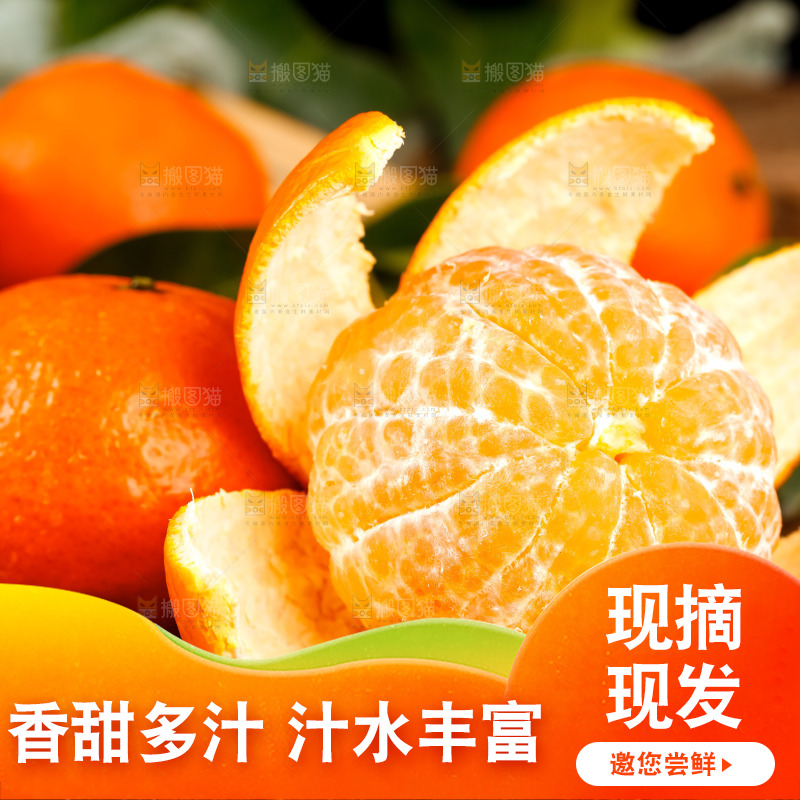 竹底上的四川沃柑