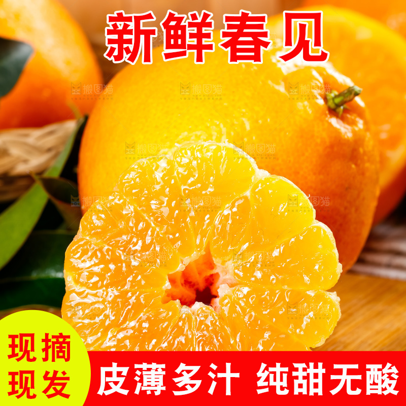 木板上放着耙耙柑