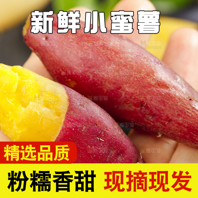 手里拿着临安天目山小香薯