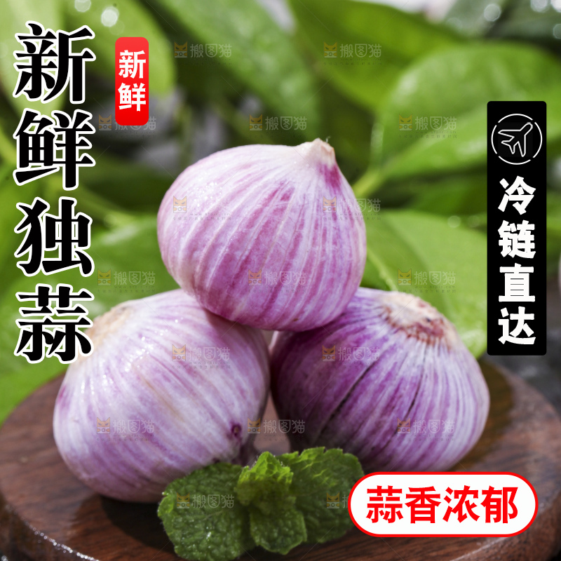 深底上摆放着云南独头蒜