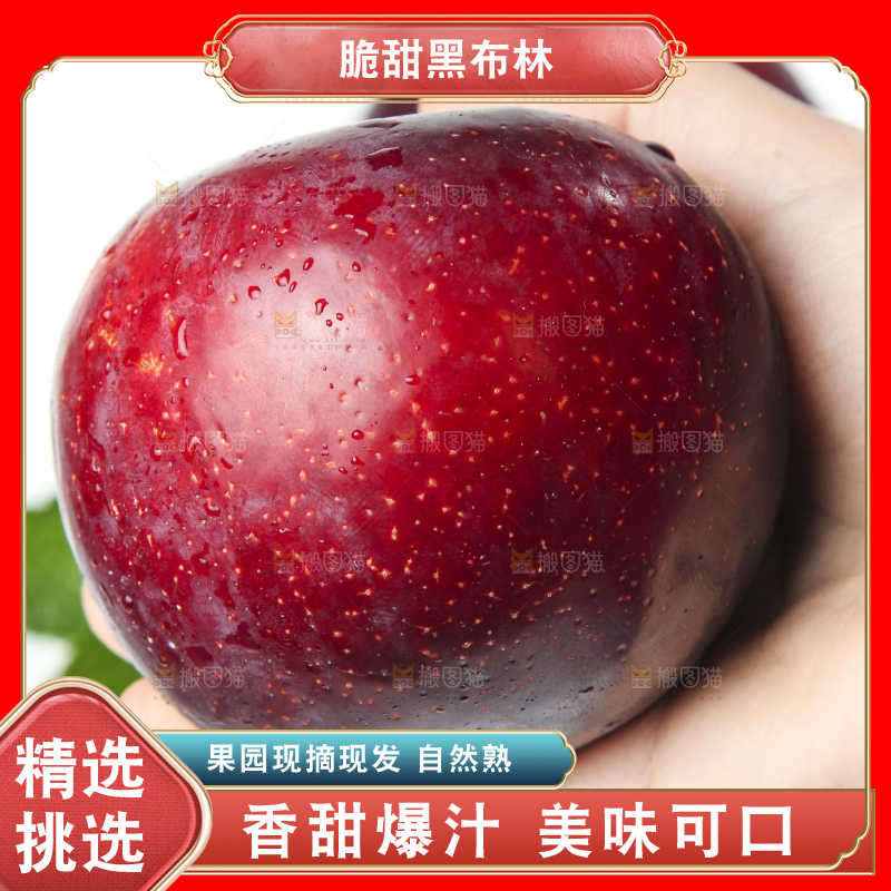 手里拿着黄肉黑布李