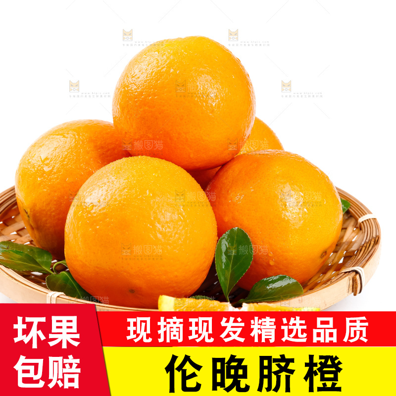 篮子里装着橙子