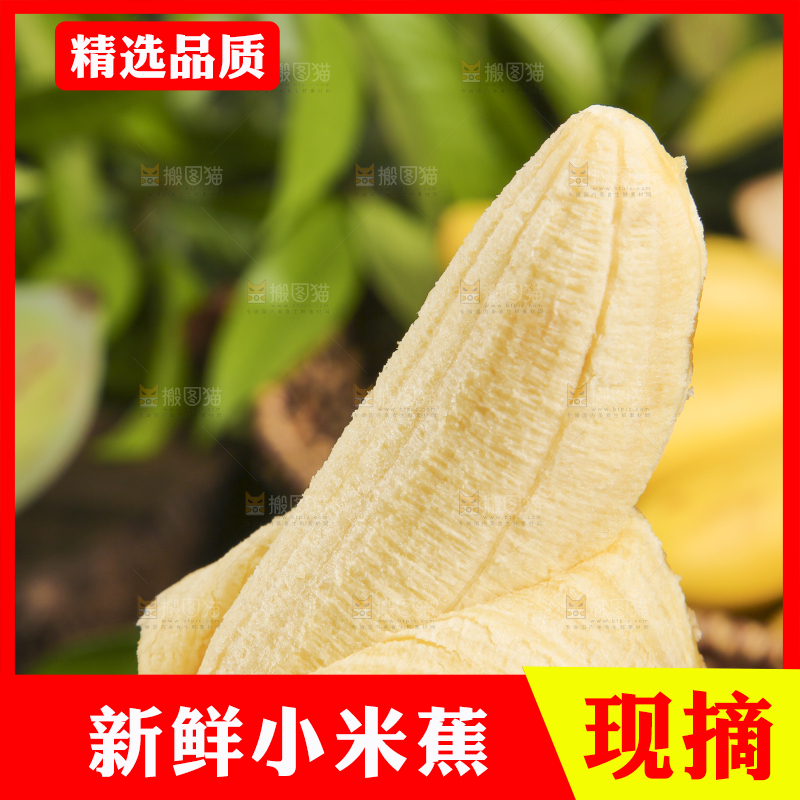 手里拿着小米蕉