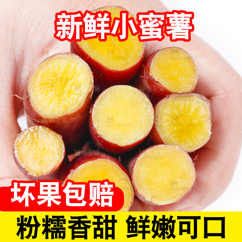 手里拿着金手指红薯