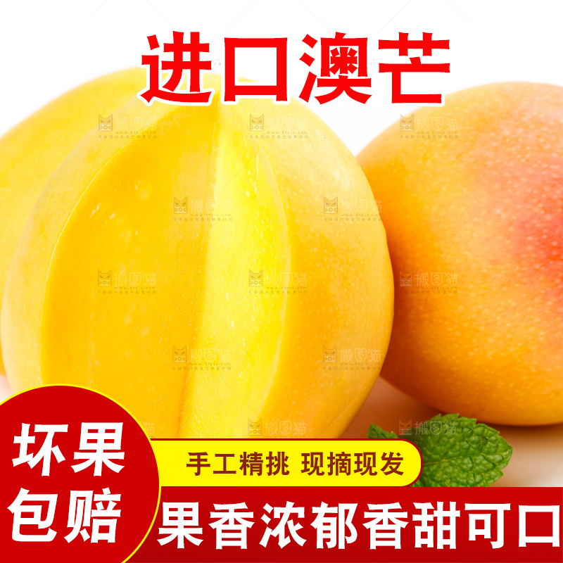 白底上放着越南进口澳芒