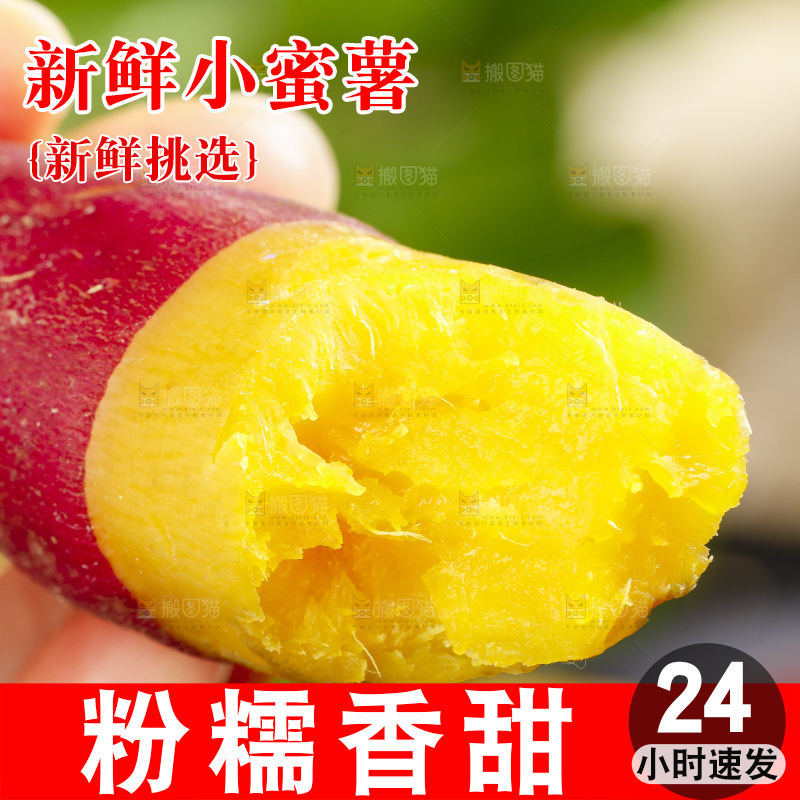手里拿着临安天目山小香薯