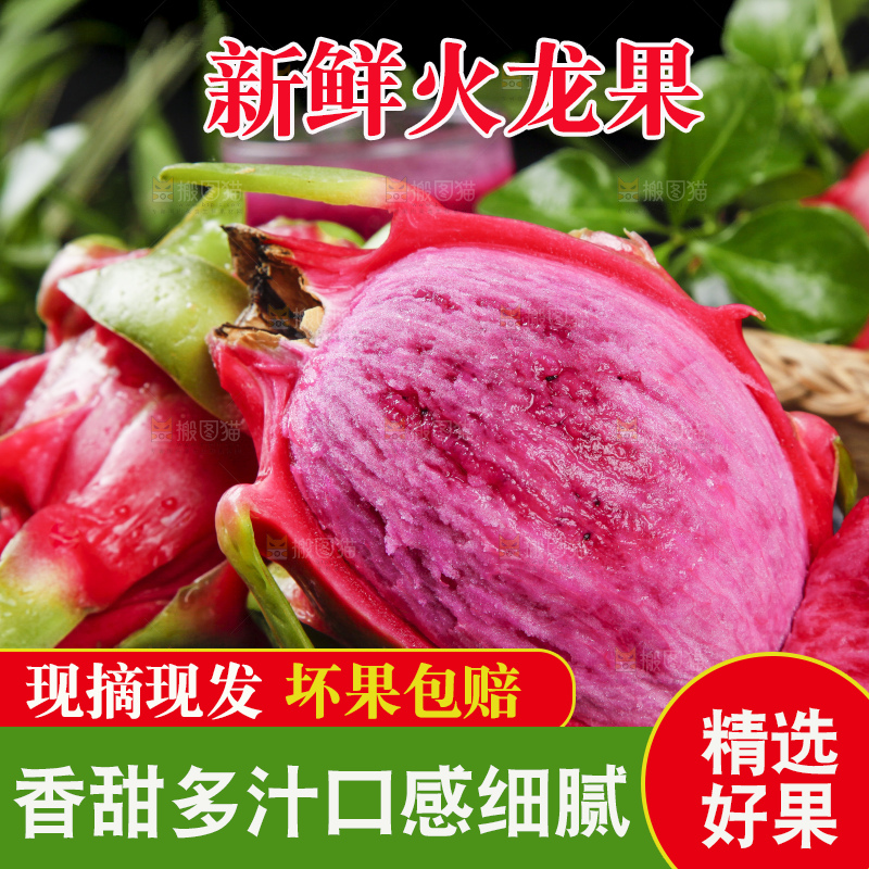 深底上放着火龙果