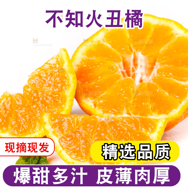 白底上摆放着柑橘